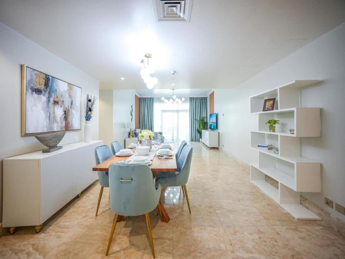 Deluxe 3 Bedroom With Marina & Sea View Dubai Exterior foto
