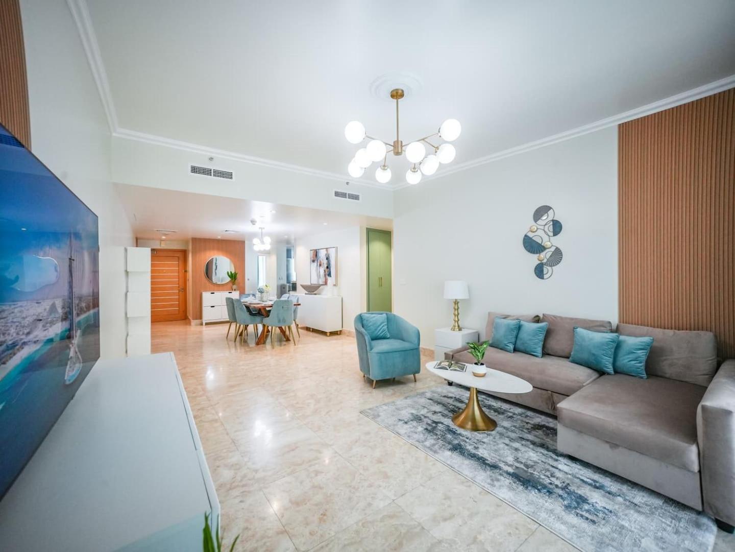 Deluxe 3 Bedroom With Marina & Sea View Dubai Exterior foto